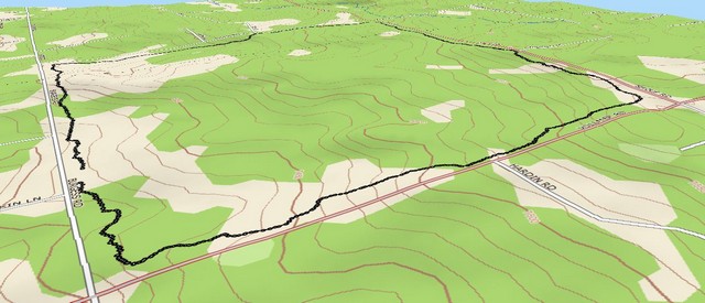 Topo Map 3D View