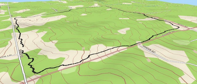 Topo Map 3D View