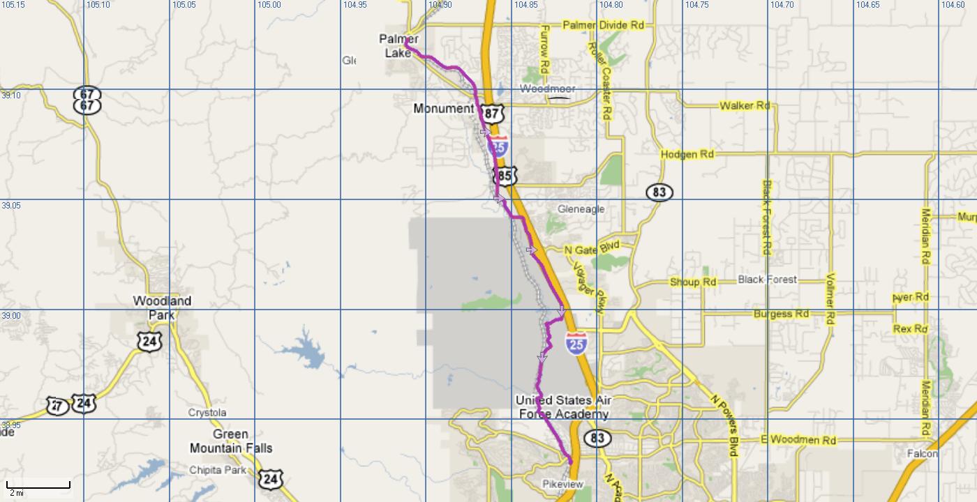 Santa Fe Trail Mileage Charts