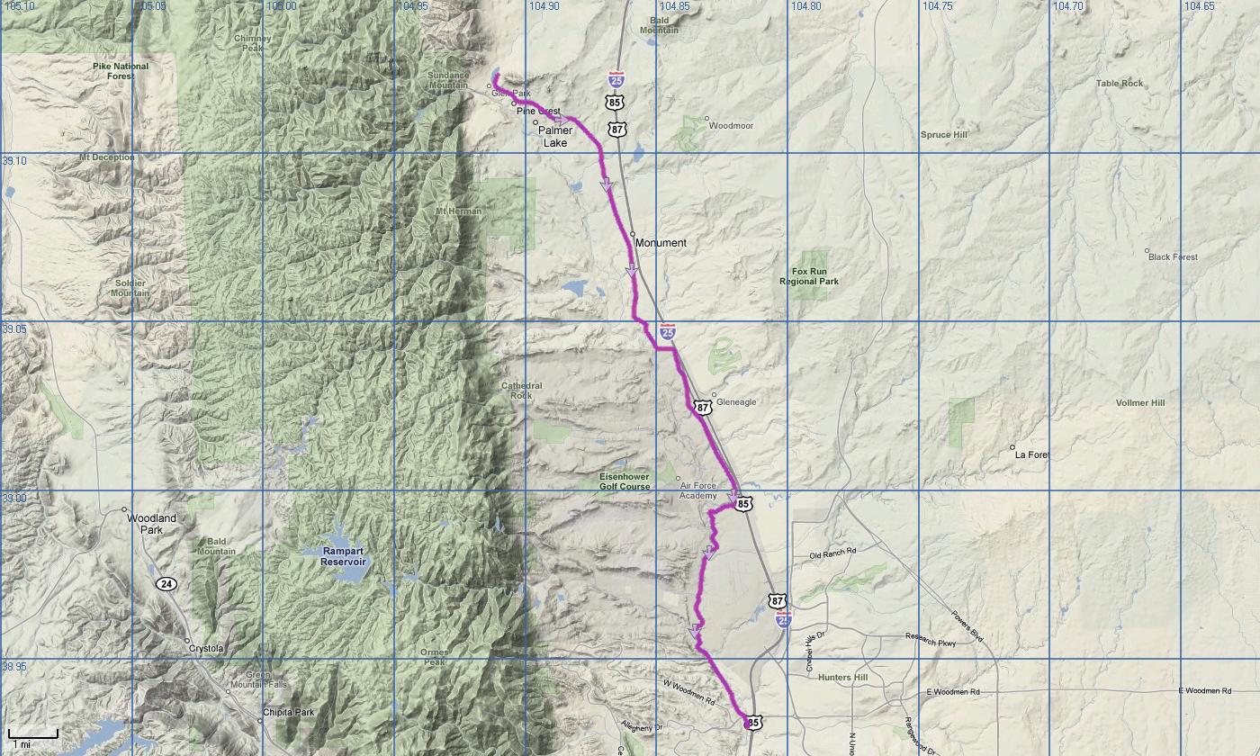 Santa Fe Trail Mileage Charts